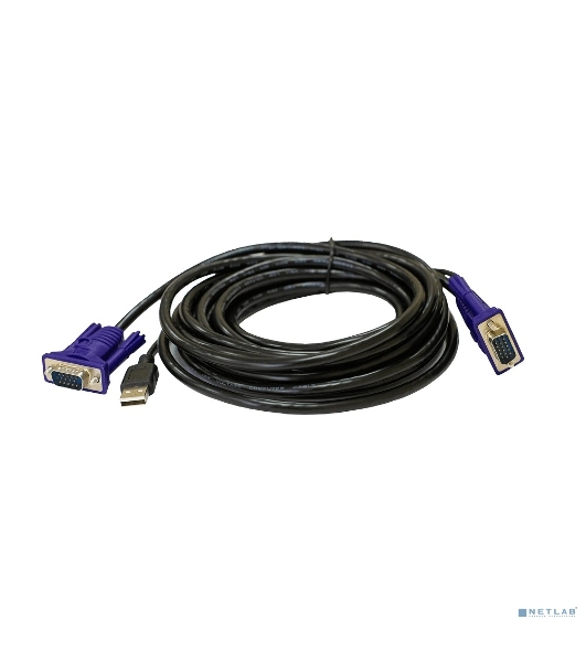 Кабель KVM ORIGO OKVMCU5/A1A с разъемами VGA и USB, 5 м
