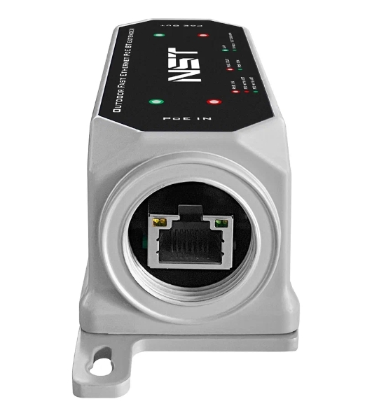 Уличный Ultra PoE удлинитель Fast Ethernet до 250м на 1 порт. Порты Ethernet: Вход - 1x10/100Base-T RJ45; Выход - 1x10/100Base-T RJ45. Порты PoE: Вход - 1xIEEE 802.3af/at/bt/Passive POE (до 120W); Выход - 1xIEEE 802.3af/at/bt (до 90W). Автоматическое определение PoE устройств. PoE WatchDog (Антизависание PoE устройств). Встроенная грозозащита 6kV. Максимальная длина сегмента линии - 250м (скорость 10Мбит/c)/150м (скорость 100Мбит/c). Возможность последовательного подключения до 5 устройств