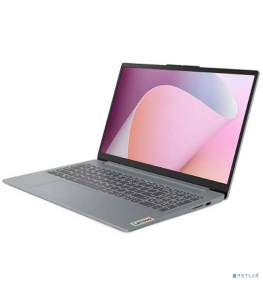 Ноутбук Lenovo IdeaPad Slim 3 15AMN8 серый Ryzen 5 7520U 16Gb SSD 512Gb AMD Radeon 610M 15.6' IPS FHD (1920x1080) без ОС WiFi BT Cam