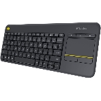 Клавиатура Logitech K400 Wireless Touch Plus беспроводная, радиоканал, чёрный, фото9