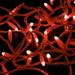 Гирлянда Neon-night Нить 10м, постоянное свечение, белый ПВХ, 230В, красный, фото 1