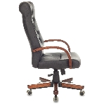 Кресло Бюрократ T-9928WALNUT/ECO черный, экокожа, фото10