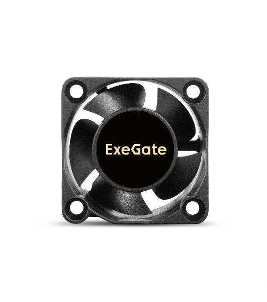 Вентилятор для корпуса ExeGate EX04020B2P черный, 40 мм, 7000 об/мин, 30 дБ, 2 pin