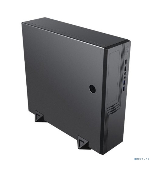 Компьютерный корпус EL555BK PM-300TFX 80+Bronze U3.0*2+U2*2+2*combo Audio; fan 9см; intrusion switch POWERMAN Slim Case 6143524