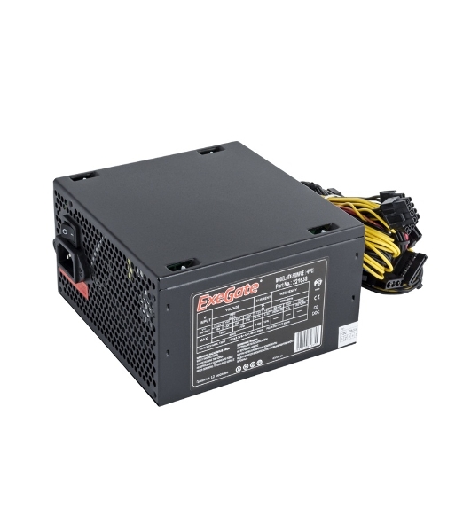 Блок питания ExeGate 500NPXE (EX221638RUS-PC), 500Вт, 120мм, черный