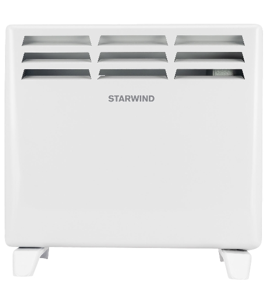 Конвектор электрический Starwind SHV1010 белый, 1000 Вт, 15 м2, термостат