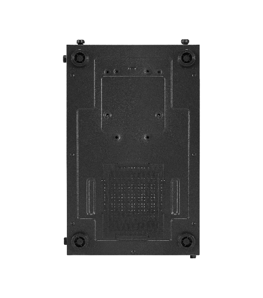 Компьютерный корпус Miditower ExeGate i3 BASE (ATX, без БП, с окном, 1*USB+1*USB 3.0, аудио, 4 вент. 12см с RGb подсветкой)