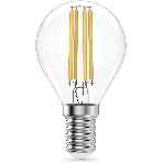 Лампа светодиодная филаментная Gauss Filament 10Вт цок.: E14 шар св. свеч. бел. нейт. (упак.: 10 шт), фото5