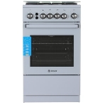 Плита Газовая De Luxe 5040.40г (кр) ЧР-012 серый (стеклянная крышка) реш.чугун, фото4