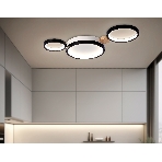Светильник Ambrella light FL4814/3 BK/WH черный/белый 3000K-6400K 45W 620*290*55 (ПДУ ИК), фото3