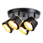 Светильник Ambrella light TN71243/4 BK/GD черный/золото GX53/4 D250*147, фото6