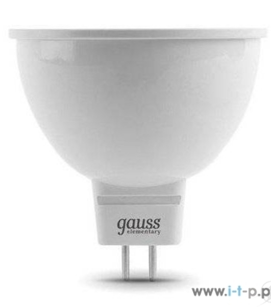 Лампа светодиодная Gauss LED Elementary MR16 GU5.3 7W 530lm 3000K 1/10/100 0