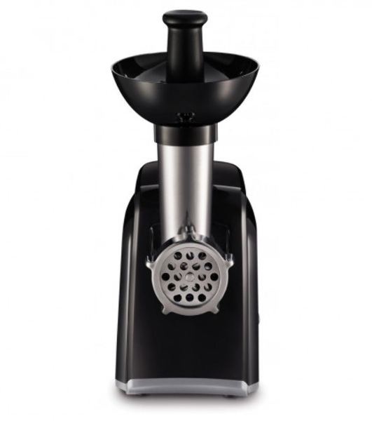 Мясорубка электрическая Moulinex ME105830 черный, 1400 Вт, 1.7 кг/мин, реверс, защита от перегрузки, насадки - 3
