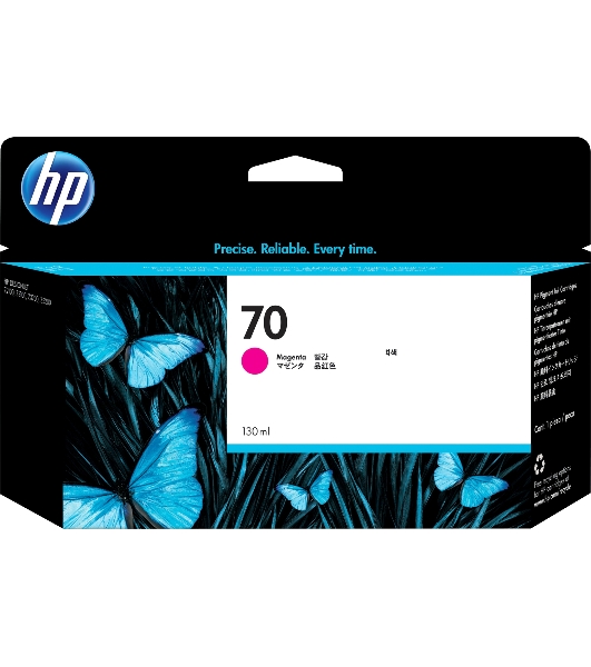 Картридж струйный HP №70 C9453A пурпурный для HP DJ Z2100/Z3100 (130мл)