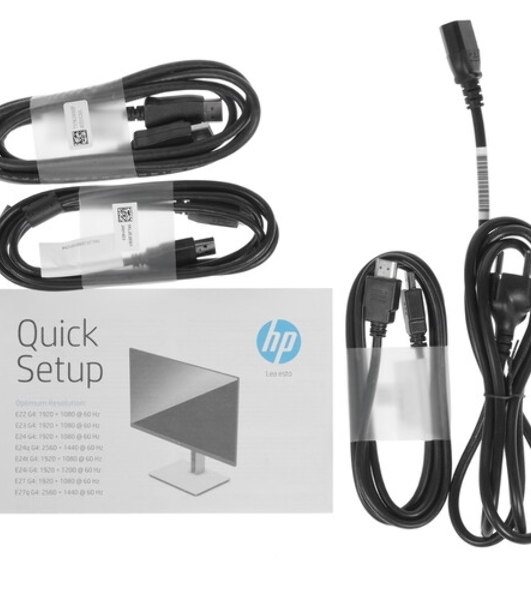 Монитор 23.8' HP E24m G4 Conferencing IPS 1920x1080, 75 Гц, 5 мс, 16:9, 300 кд/м², DP 1.2, HDMI 1.4, USB-C (65 Вт), USB Hub (4x USB 3.0), 3.5 Jack, Ethernet, веб-камера, динамики (2x5 Вт), черный