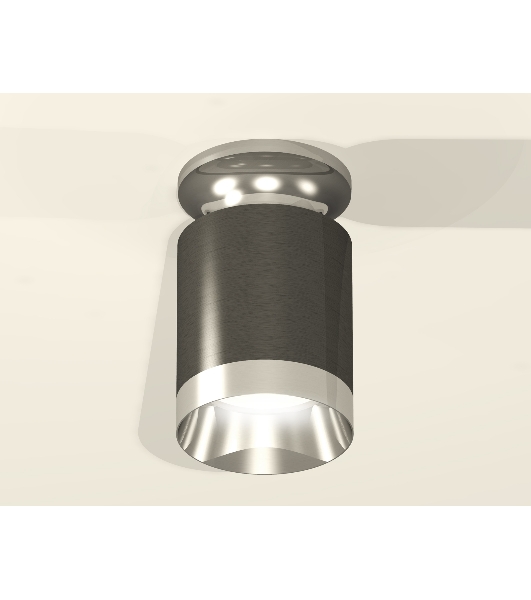 Светильник Ambrella Light XS6303101 DCH/PSL черный хром/серебро полированное MR16 GU5.3 (N6903, C6303, N6132)