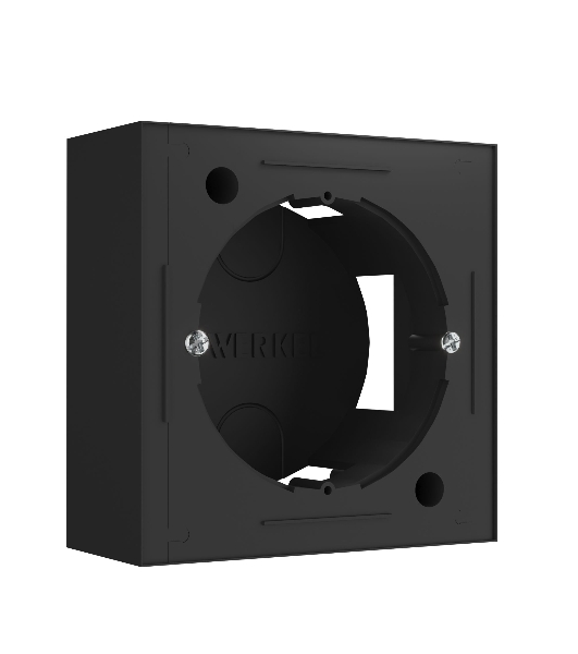 Коробка для накладного монтажа Werkel W8000008 (черный)