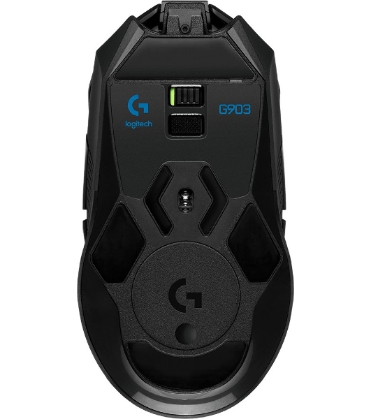 Мышь беспроводная Logitech G903 LIGHTSPEED черный, 25600 dpi, радиоканал, USB, кнопки - 11