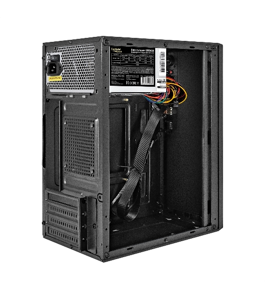 Компьютерный корпус Minitower ExeGate BAA-308U2-UNS400 (mATX, БП UNS400 с вент. 12см, 1хUSB/2хUSB 3.0, HD Audio, черный)