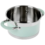 Кастрюля LARA LR02-540 MINT 16x9 см, 1,7 л, носик, индукционное дно, крышка с бортом, полипропилен, силикон, нержавеющая сталь, фото8