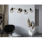 Светильник Ambrella light TR8662/4 BK/GD черный/золото E14/4 max 60W 760*100*170, фото3