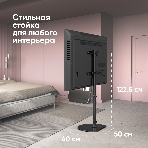 Стойка для телевизора ONKRON TS5060 с кронштейном 30'-60', черный, фото14