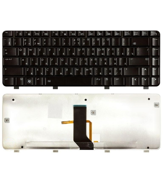 Клавиатура для ноутбука HP Pavilion DV3-2000 DV3-2100 черная с подсветкой