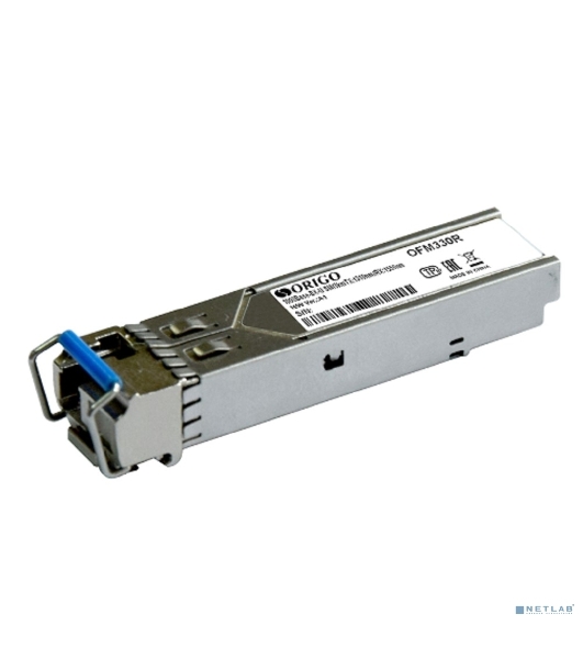 Трансивер ORIGO OFM330R/10KM WDM SFP Transceiver, 1000Base-BX-U, Simplex LC, TX: 1310nm, RX: 1550nm, Single-mode, 10KM