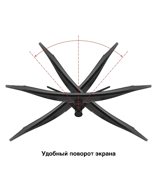 Монитор 34' ExeGate Combat EC3407TA VA 3440x1440, 165 Гц, 1 мс, 21:9, 300 кд/м², HDMI 2.0, DP 1.2, 3.5 Jack, FreeSync, изогнутый экран (1800R), черный