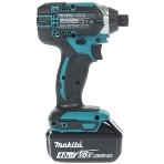 Гайковерт аккумуляторный Makita DTD152RMEуд 18В 2х4А·ч LI-ION 0-3500об/м 1/4'' 1.3кг 165Нм, фото7