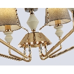 Люстра Ambrella light LH75401/6 GD/GR золото/серый E14*6 max 40W D700*1260, фото6