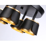 Светильник Ambrella light TN71243/4 BK/GD черный/золото GX53/4 D250*147, фото4