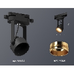 Светильник Ambrella light XT6602023 PBK/PYG черный полированный/золото желтое полированное MR16 GU10 (C6602, N6124), фото 1
