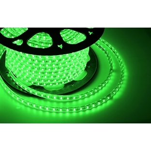 Лента светодиодная Neon-night 220 В, 13х8 мм, IP67, SMD 5050, 60 LED/m, цвет свечения зеленый