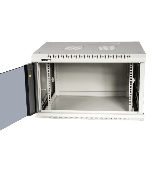 Шкаф настенный серии Pro, 9U 600x450, стеклянная дверь