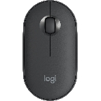 Мышь беспроводная Logitech Pebble M350 графитовый, 1000 dpi, радиоканал, Bluetooth, USB, кнопки - 3, фото31