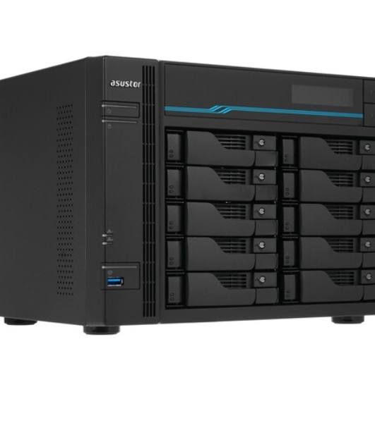 Сетевое хранилище ASUSTOR AS7110T 10-Bay NAS/Media player/Intel Xeon E-2224 3.4GHz up to 4.6GHz(Quad-Core), 8Gb SO-DIMM DDR4, noHDD(HDD,SSD),/10x1GbE+3x2,5Gbe(LAN)/3xUSB3.2,HDMI/M.2/4ip camera license; 90IX01D1-BW3S1
