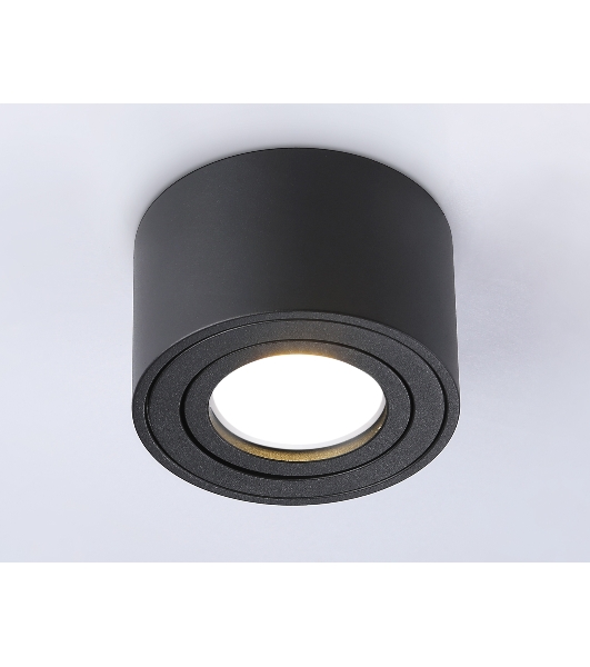 Светильник Ambrella light TN223 SBK черный песок GU5.3 D80*50