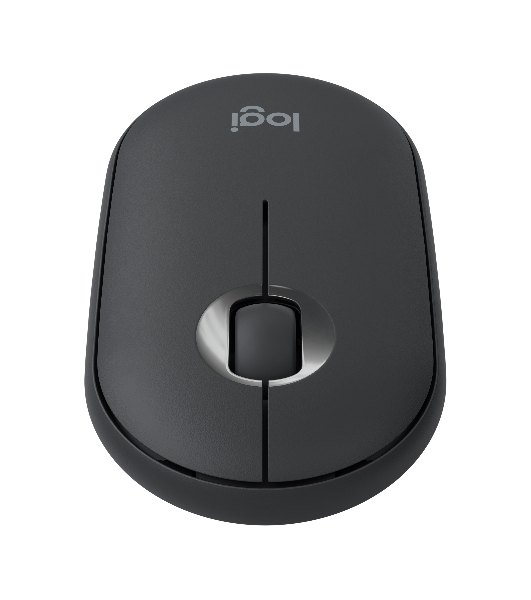 Мышь беспроводная Logitech Pebble M350 графитовый, 1000 dpi, радиоканал, Bluetooth, USB, кнопки - 3