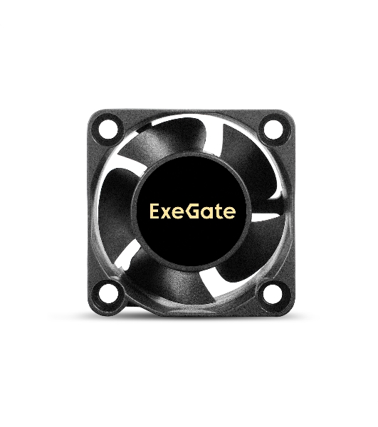 Вентилятор для корпуса ExeGate EX04020S2P черный, 40 мм, 6500 об/мин, 28 дБ, 2 pin