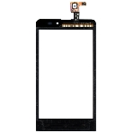 Сенсорное стекло (тачскрин) для LG OPTIMUS LTE Tag, черное, фото2