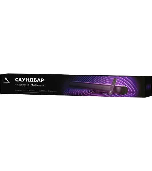 Саундбар Триколор TR-SB-02 2.1 100Вт+40Вт черный