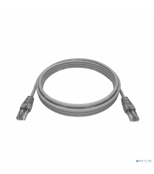 Патч-корд NTSS NTSS-PC-PM-UTP-RJ45-5e-3.0-LSZH-GY U/UTP RJ-45 мод.-RJ-45 мод. кат.5E 3м серый LSZH