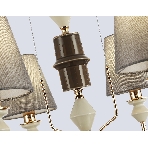 Люстра Ambrella light LH75401/6 GD/GR золото/серый E14*6 max 40W D700*1260, фото4