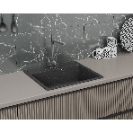 Мойка для кухни BAU Stil Black stone 56х50, выпуск с сифоном в комплекте, черный камень, фото6