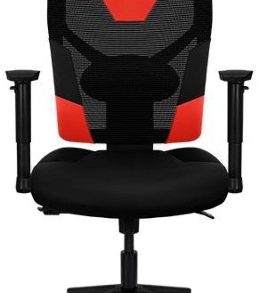 Кресло Aerocool GUARDIAN Champion красный, сетка, 150 кг, подголовник, регулируемые подлокотники, механизм качания, поясничная подушка