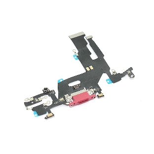 Шлейф разъема питания для iPhone 11 красный