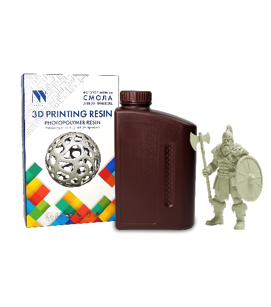 Фотополимерная смола NVPrint ABS Like Resin Clear для 3D печати 1 кг (бут)