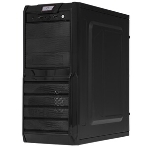 Компьютерный корпус Miditower ExeGate XP-329S-UNS400 (ATX, БП UNS400 с вент. 12см, 2*USB, аудио, черный), фото9
