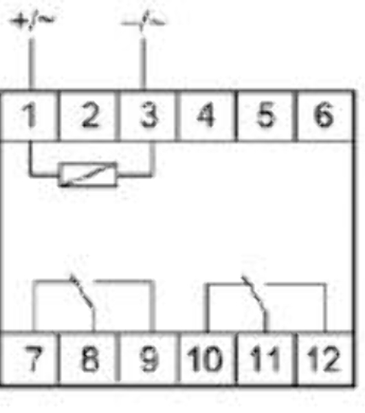 Реле промежуточное PK-2P/Un (монтаж на DIN-рейке 35мм 24В AC/DC 2х8А 2P IP20) F&F EA06.001.008